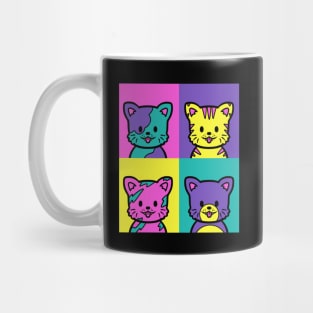 Cat Warhol Pop Art by Tobe Fonseca Mug